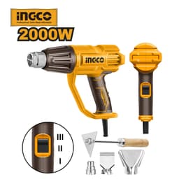 Thumbnail Máy thổi nhiệt dùng điện 2000W điều chỉnh hơi nóng đa chức năng INGCO HG200028 | HG200047 | HG200058 | HG200078 giá rẻ 3