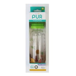 Thumbnail Bình sữa cổ thường thân thon Feeding 250ml, có sẵn 1 núm size M trong bình 3