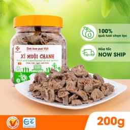 Thumbnail Xí muội chanh Hồng Lam, dạng hộp. Có vị chua, mặn, ngọt 1