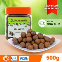 Thumbnail Ô mai (xí muội) sấu bao tử Hồng Lam, dạng hộp và gói. Có vị chua, ngọt, cay, giòn 4
