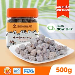 Thumbnail Ô mai xí muội chua ngọt Hồng Lam, dạng hộp. Có vị chua, ngọt 3