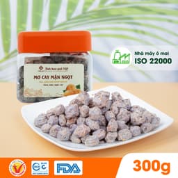 Thumbnail Ô mai (xí muội) mơ cay mặn ngọt Hồng Lam dạng hộp và gói. Có vị cay, mặn, ngọt chua 2