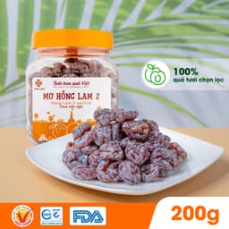 Thumbnail Ô mai (xí muội) mơ Hồng Lam 2 dạng hộp và gói. Có vị chua, ngọt, mặn 1