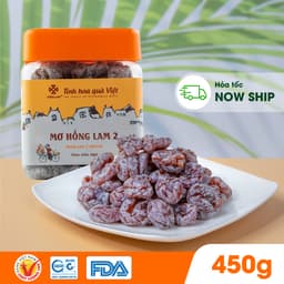 Thumbnail Ô mai (xí muội) mơ Hồng Lam 2 dạng hộp và gói. Có vị chua, ngọt, mặn 3