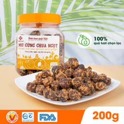 Thumbnail Ô mai (xí muội) mơ gừng chua ngọt Hồng Lam, dạng hộp. Có vị chua, ngọt của gừng 1