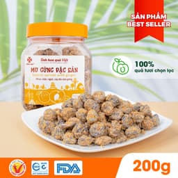 Thumbnail Ô mai (xí muội) mơ gừng đặc sản Hồng Lam. Dạng hộp, gói . Hương vị chua, mặn, ngọt 1