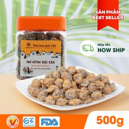 Thumbnail Ô mai (xí muội) mơ gừng đặc sản Hồng Lam. Dạng hộp, gói . Hương vị chua, mặn, ngọt 3