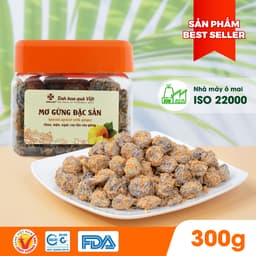 Thumbnail Ô mai (xí muội) mơ gừng đặc sản Hồng Lam. Dạng hộp, gói . Hương vị chua, mặn, ngọt 2