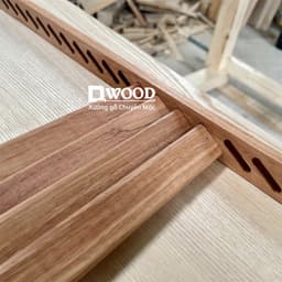 Thumbnail Cặp rãnh cửa chớp lá sách Dwood gỗ Gõ đỏ tự nhiên - chiều dài tự chọn 1