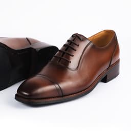 Thumbnail Giày Tây Cao Cấp SIR CLASSIC OXFORD - OF34 - Da Bò Ý Lót Trong Da Bò Mộc - Thương hiệu Be Classy 4