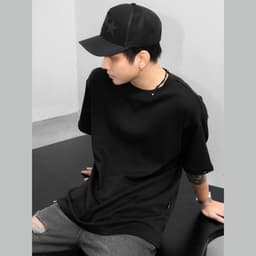 Thumbnail Áo thun tay lỡ Gấu 194 Unisex from rộng phong cách vải coton cao cấp dày dặn, co dãn - XD00 3