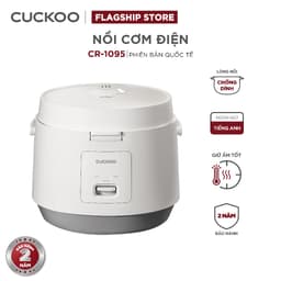 Thumbnail Nồi cơm điện Cuckoo 1.8L CR-1095 màu trắng- Công nghệ nhiệt 3D - bản quốc tế tiếng Anh - Hàng chính hãng Cuckoo Việt Nam 1