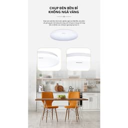 Thumbnail Đèn ốp trần nổi Panasonic Simple Ceiling 1G 2G đơn sắc, đổi màu Công suất 12W/18W tuổi thọ 25000 giờ 3
