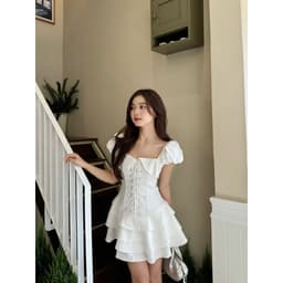Thumbnail Đầm Nữ Tay Phồng Form Ngắn Mini Trẻ Trung - MYUN DRESS - GOÛT DE JUN 3