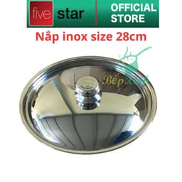 Thumbnail Nắp đậy inox 430 cao cấp FIVESTAR size 16/18/20/24/26/28/30/32 cm , dùng cho nồi , chảo , quánh 3