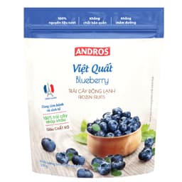 Thumbnail Việt Quất Đông Lạnh - Không chất bảo quản - Trái cây đông lạnh ANDROS IQF - 300g - [Chỉ giao HCM] 2