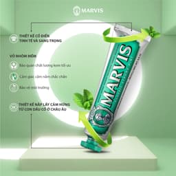 Thumbnail Kem Đánh Răng MARVIS Classic Strong Mint 85ML - Marvis Official 4