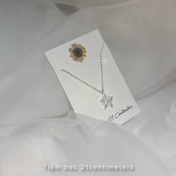 Thumbnail Dây chuyền bạc Tiny Flower, Dây chuyền Tiệm bạc 21Centimeters 2