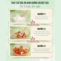 Thumbnail Bột Củ Sen Ngũ Cốc TABAHA 500g giúp thanh lọc, hỗ trợ ăn kiêng, giảm cân 3
