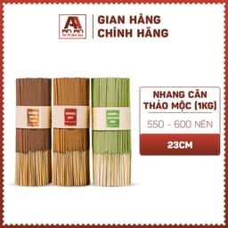 Thumbnail Nhang thơm thảo mộc 23cm (Quế - Diệp - Trầm hương,...) thơm dịu, ít khói, an toàn 2