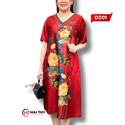 Thumbnail Đầm Trung Niên MAI THY, BST Váy Suông Đi Tiệc Cho Mẹ Ngắn Tay Chất Lụa Cao Cấp | Thời Trang Nữ U50 2