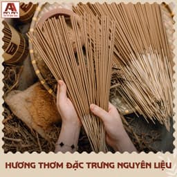 Thumbnail Nhang sạch hương thảo mộc 1kg mix 2 mùi An An cao cấp 100% thiên nhiên nhang trầm hương, quế, khuynh diệp an toàn 3