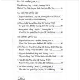 Thumbnail Sách Bình yên trên mọi nẻo đường, Cuộc thi viết thư quốc tế UPU lần thứ 52 3