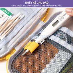 Thumbnail Túi y tế đựng thuốc nhỏ gọn bỏ vali túi sách du lịch sử dụng trong gia đình OW 4
