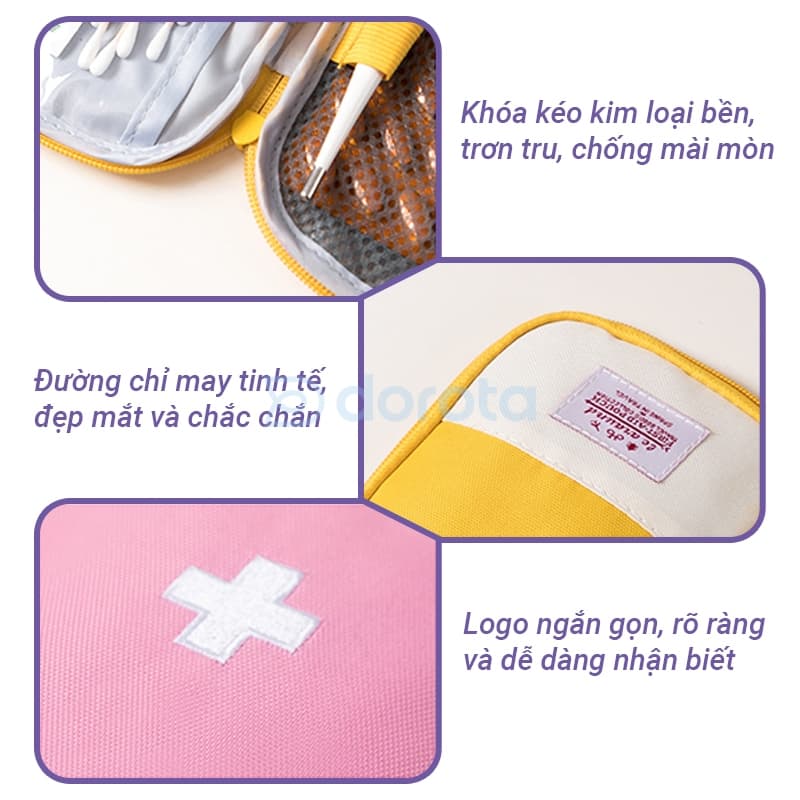Ảnh Túi y tế đựng thuốc nhỏ gọn bỏ vali túi sách du lịch sử dụng trong gia đình OW 3