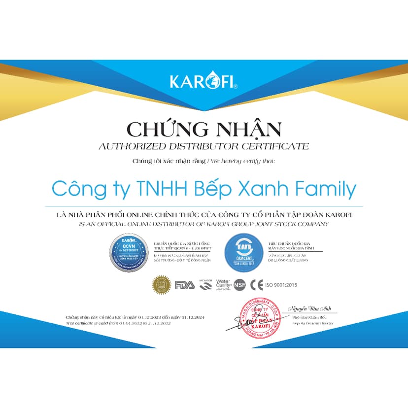 Ảnh Bộ lõi lọc nước Karofi số 1,2,3 - Hàng Chính Hãng 3