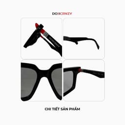 Thumbnail Kính mát thời trang DOKCRAZY IVYY Streetwear Hot Trend, Nhựa sinh học cao cấp, Unisex, chống UV400 2