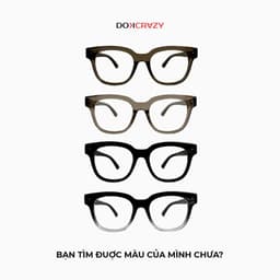 Thumbnail Gọng kính DOKCRAZY KYLA Unisex Phù hợp nhiều dáng mặt, nhựa sinh học cao cấp, Chống ánh sáng xanh 4