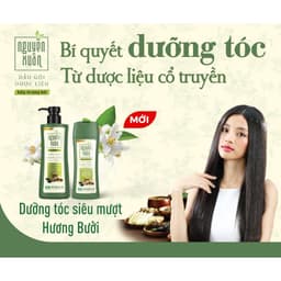 Thumbnail Dầu gội dược liệu Nguyên Xuân Dưỡng tóc Hương bưởi 450ml -Tặng thêm 50ml giá không đổi 4