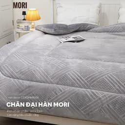 Thumbnail Chăn Đại Hàn Lông Thỏ Nhung Tuyết Mori Yuki Mịn Decor Chăn Siêu Ấm 2mx2m2 Nặng 3kg 4