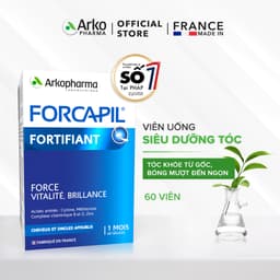 Thumbnail Combo 2 hộp viên uống ngừa rụng tóc, dưỡng tóc khỏe bóng mượt Arkopharma Forcapil Fortifiant 2