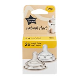 Thumbnail Núm Ty Silicon Siêu Mềm Tự Nhiên Tommee Tippee Natural Start Nhiều Size (Vỉ Đôi, Tách Lẻ) 2