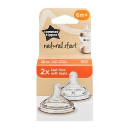 Thumbnail Núm Ty Silicon Siêu Mềm Tự Nhiên Tommee Tippee Natural Start Nhiều Size (Vỉ Đôi, Tách Lẻ) 3