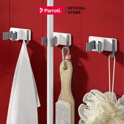 Thumbnail Móc treo cây lau nhà dán tường 2 trong 1 Parroti Keeper KP03 3