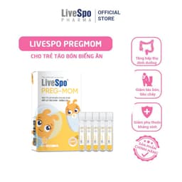 Thumbnail Combo 6 hộp Men vi sinh chứa Bào tử lợi khuẩn LiveSpo Pregmom cho bé Táo bón, Biếng ăn (20 ống) 2