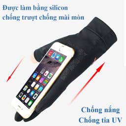 Thumbnail Găng tay thể thao MYT Găng tay hở ngón chống trượt vải lanh thoáng khí chống tia cực tím phù hợp để lái xe mô tô 4