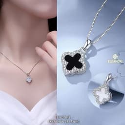 Thumbnail Dây chuyền nữ titan Eleanor Accessories đa dạng kiểu dáng phụ kiện trang sức vòng cổ thời trang 4731 4