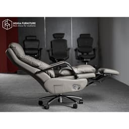 Thumbnail Ghế giám đốc Nghiafurniture Master Pro 01, Lưng ghế công thái học, 1 lần sạc điện dùng 30 ngày, tích hợp cổng USB 3
