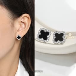 Thumbnail Bông tai nữ chuôi bạc 925 Eleanor Accessories đa dạng kiểu dáng phụ kiện trang sức khuyên tai 3660 3