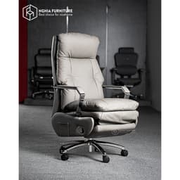 Thumbnail Ghế giám đốc Nghiafurniture Master Pro 01, Lưng ghế công thái học, 1 lần sạc điện dùng 30 ngày, tích hợp cổng USB 4
