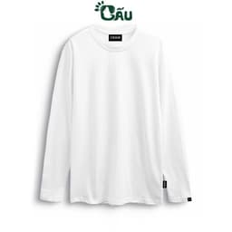 Thumbnail Áo thun tay dài Gấu 194 vải coton dày dặn, mềm mịn, co dãn - form regular Unisex - Trơn TD 1