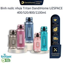 Thumbnail Bình đựng nước bằng nhựa tritan cao cấp DandiHome Uzspace 400/520/800/1100ml 1