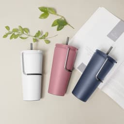 Thumbnail Ly giữ nhiệt LocknLock Bucket Tumbler 540ml LHC4268 LHC4269 , thép không gỉ , có quai xách - K-MALL 4