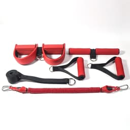 Thumbnail Bộ dây đàn hồi kháng lực 10 món tập bụng , tập ngực tại nhà đa năng Cleacco Boro Sport 2