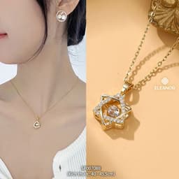 Thumbnail Dây chuyền nữ Eleanor Accessories đa dạng kiểu dáng phụ kiện trang sức vòng cổ thời trang 3893 1