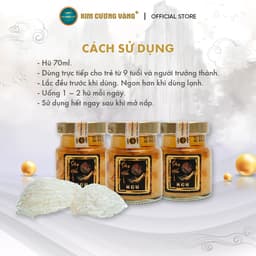 Thumbnail Yến Chưng Nhân Sâm Đông Trùng Hạ Thảo Bồi Bổ Cơ Thể Dưỡng Da (6 Lọ/Hộp) - Kim Cương Vàng Plus 4